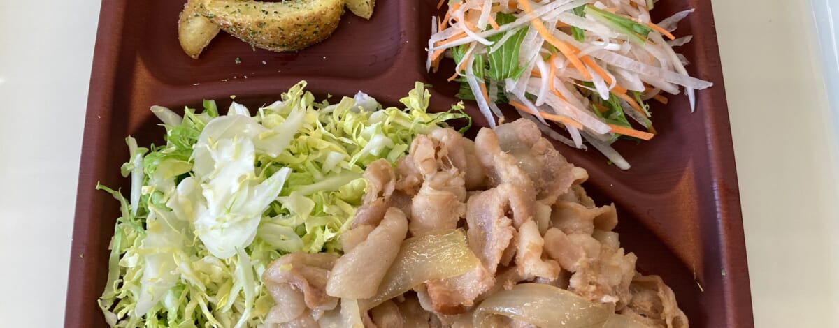 【親和の学生寮】今日の晩ごはん☆豚の生姜焼き