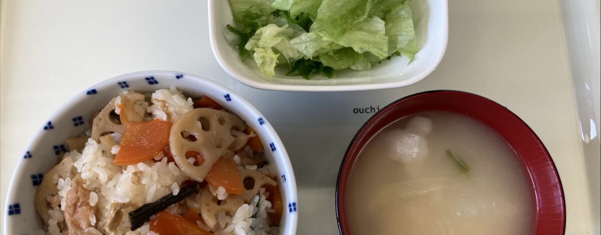 【親和の学生寮】今日の朝ごはん☆まぜごはん