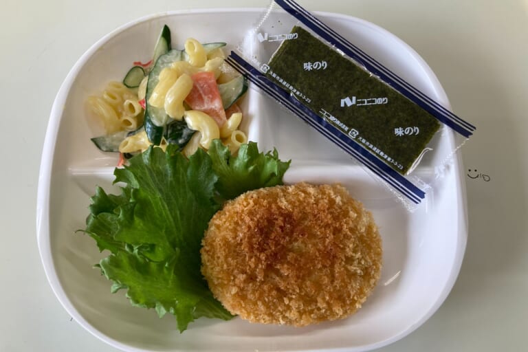 【親和の学生寮】今日の朝ごはん☆コロッケ
