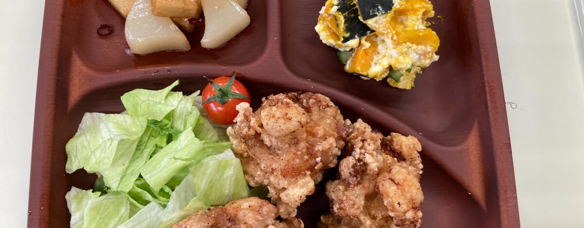 【親和の学生寮】今日の晩ごはん☆唐揚げ
