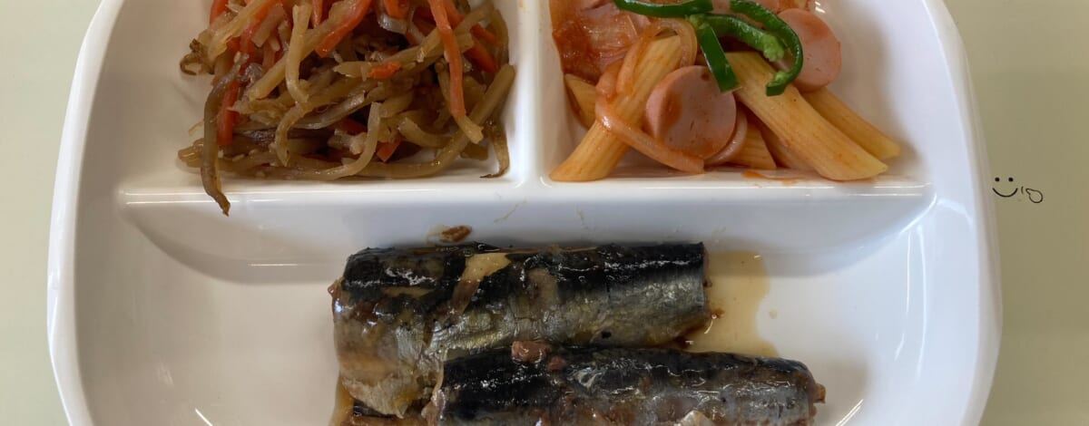 【親和の学生寮】今日の朝ごはん☆いわしの生姜煮