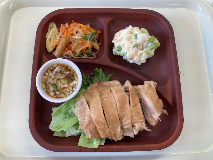 【親和の学生寮】今日の晩ごはん☆よだれ鶏