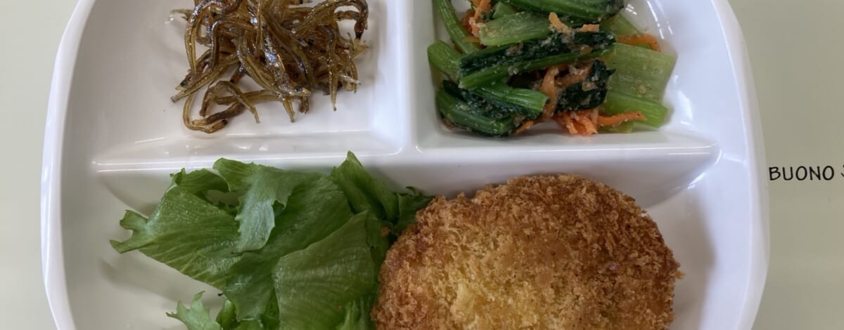 【親和の学生寮】今日の朝ごはん☆コロッケ