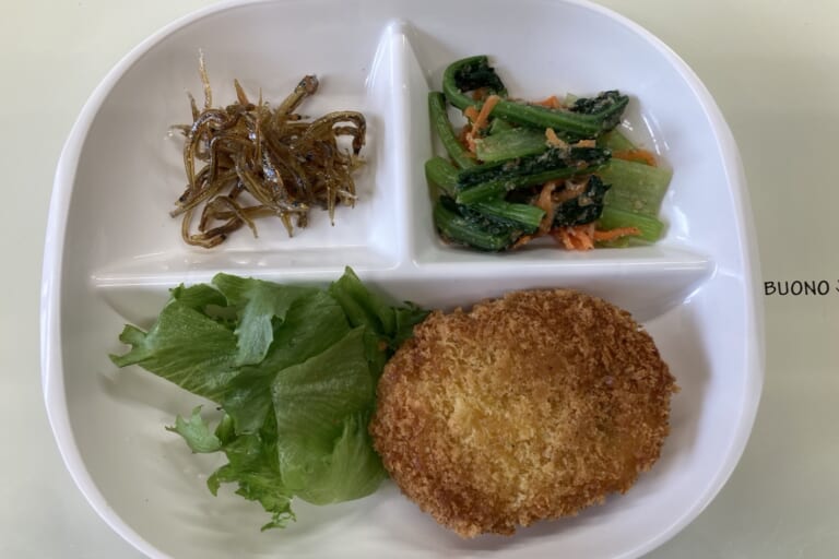 【親和の学生寮】今日の朝ごはん☆コロッケ