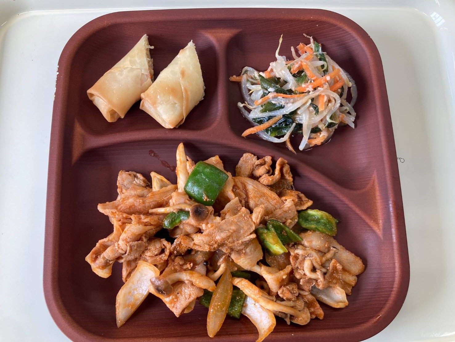 【親和の学生寮】今日の晩ごはん☆ポークチャップ