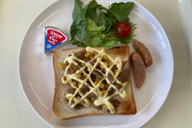 【親和の学生寮】今日の朝ごはん☆てりマヨトースト