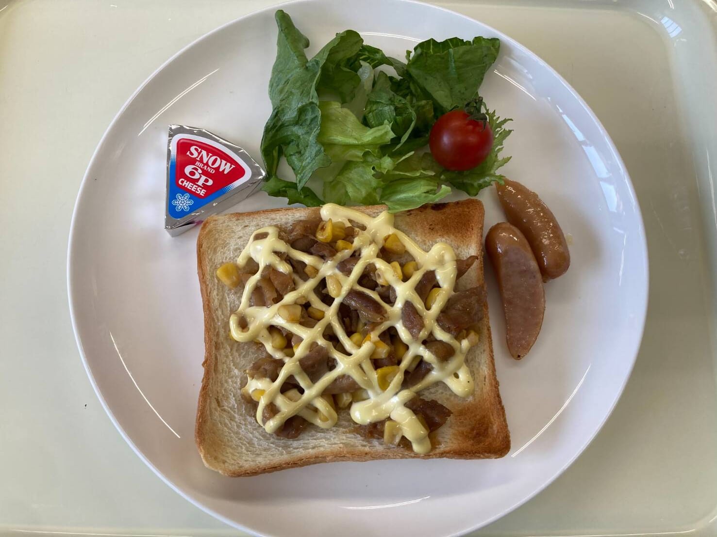 【親和の学生寮】今日の朝ごはん☆てりマヨトースト