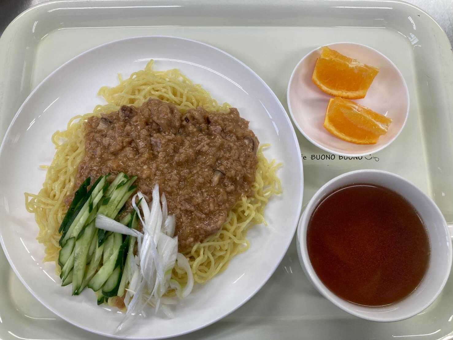 【親和の学生寮】今日の晩ごはん☆ジャージャー麺