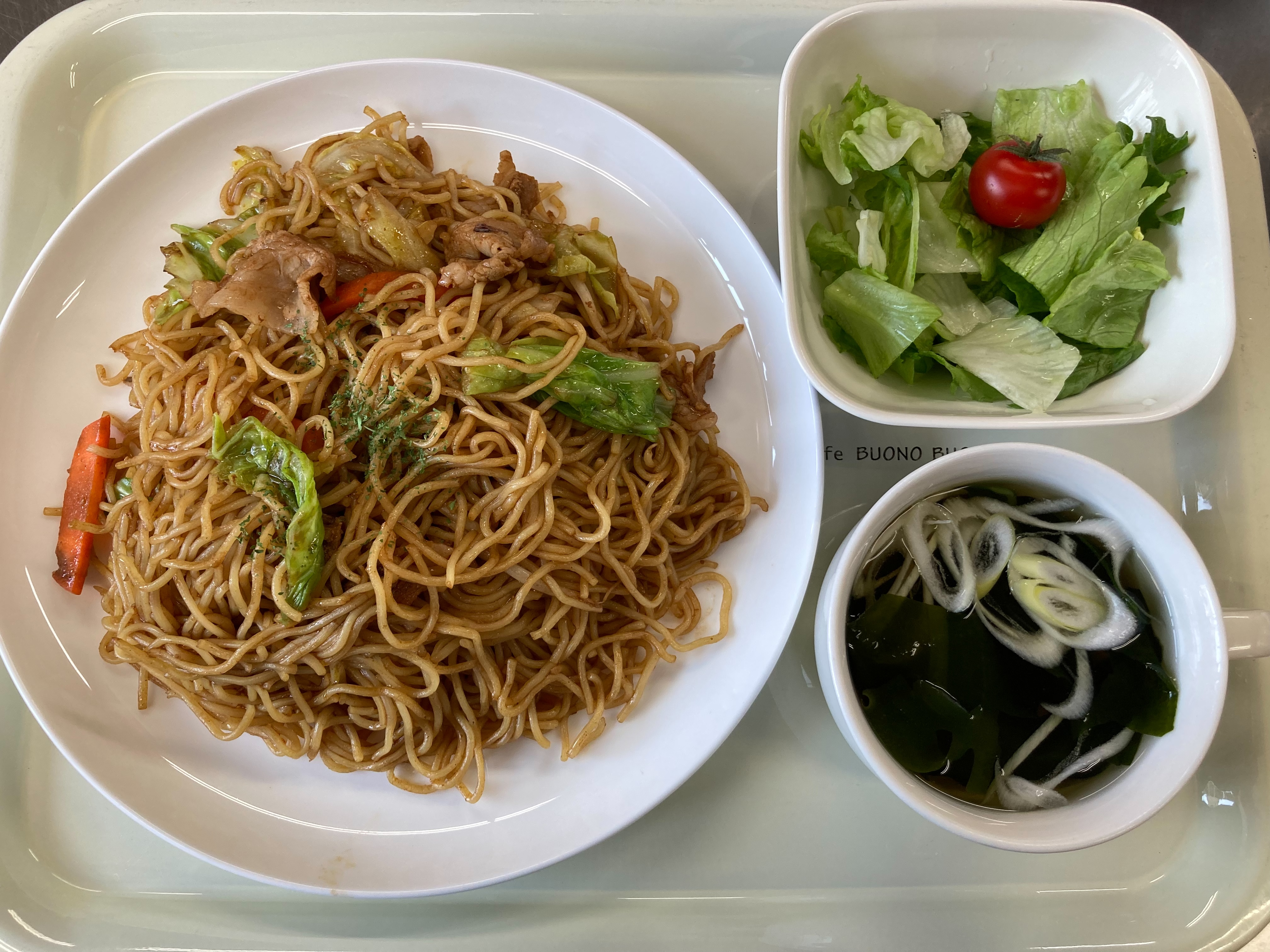【親和の学生寮】今日の晩ごはん☆焼きそば