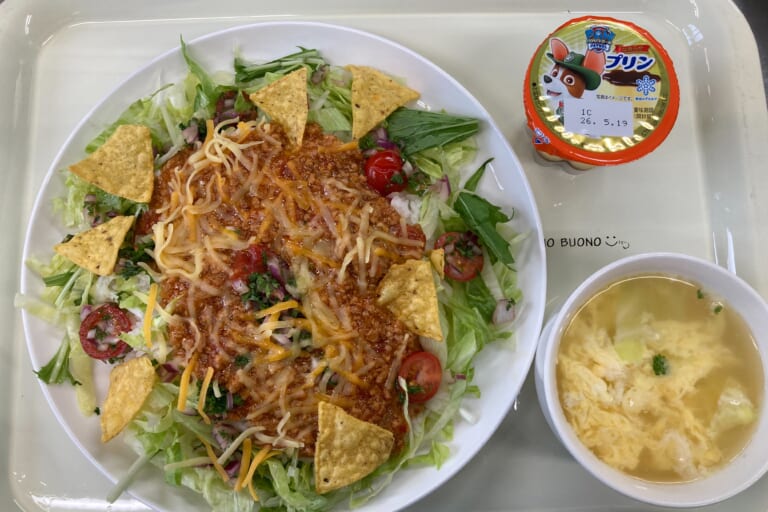 【親和の学生寮】今日の晩ごはん☆タコライス