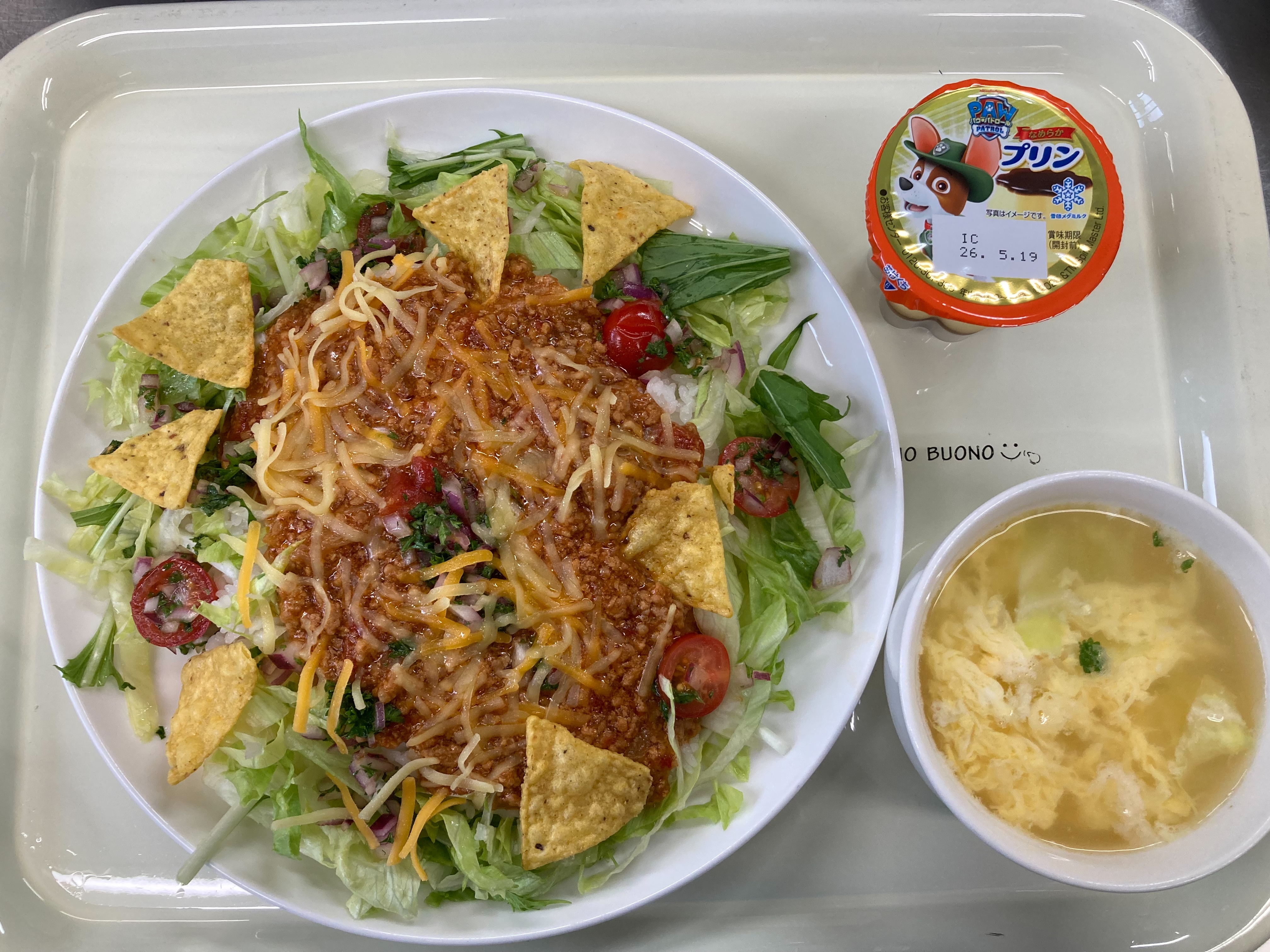 【親和の学生寮】今日の晩ごはん☆タコライス