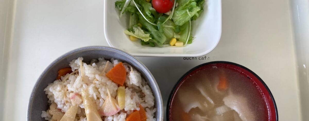 【親和の学生寮】今日の朝ごはん☆まぜごはん
