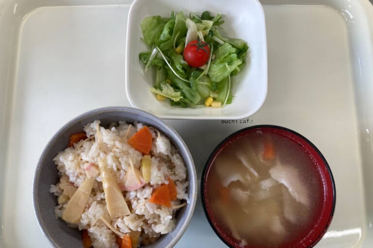 【親和の学生寮】今日の朝ごはん☆まぜごはん
