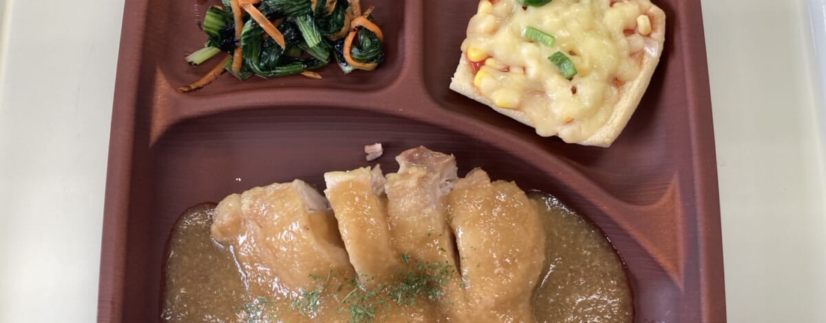 【親和の学生寮】今日の晩ごはん☆チキンのみぞれ煮
