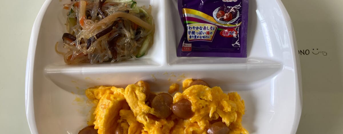 【親和の学生寮】今日の朝ごはん☆スクランブルエッグ