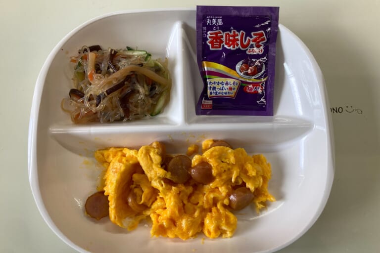 【親和の学生寮】今日の朝ごはん☆スクランブルエッグ