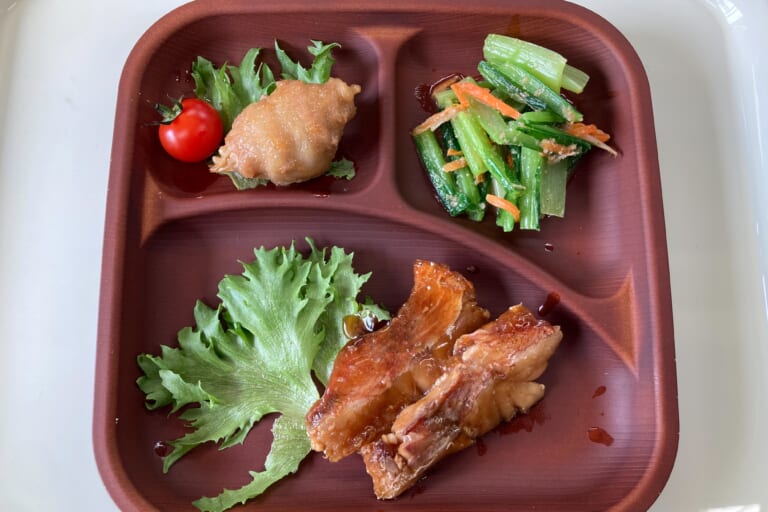 【親和の学生寮】今日の晩ごはん☆えのきの肉巻き