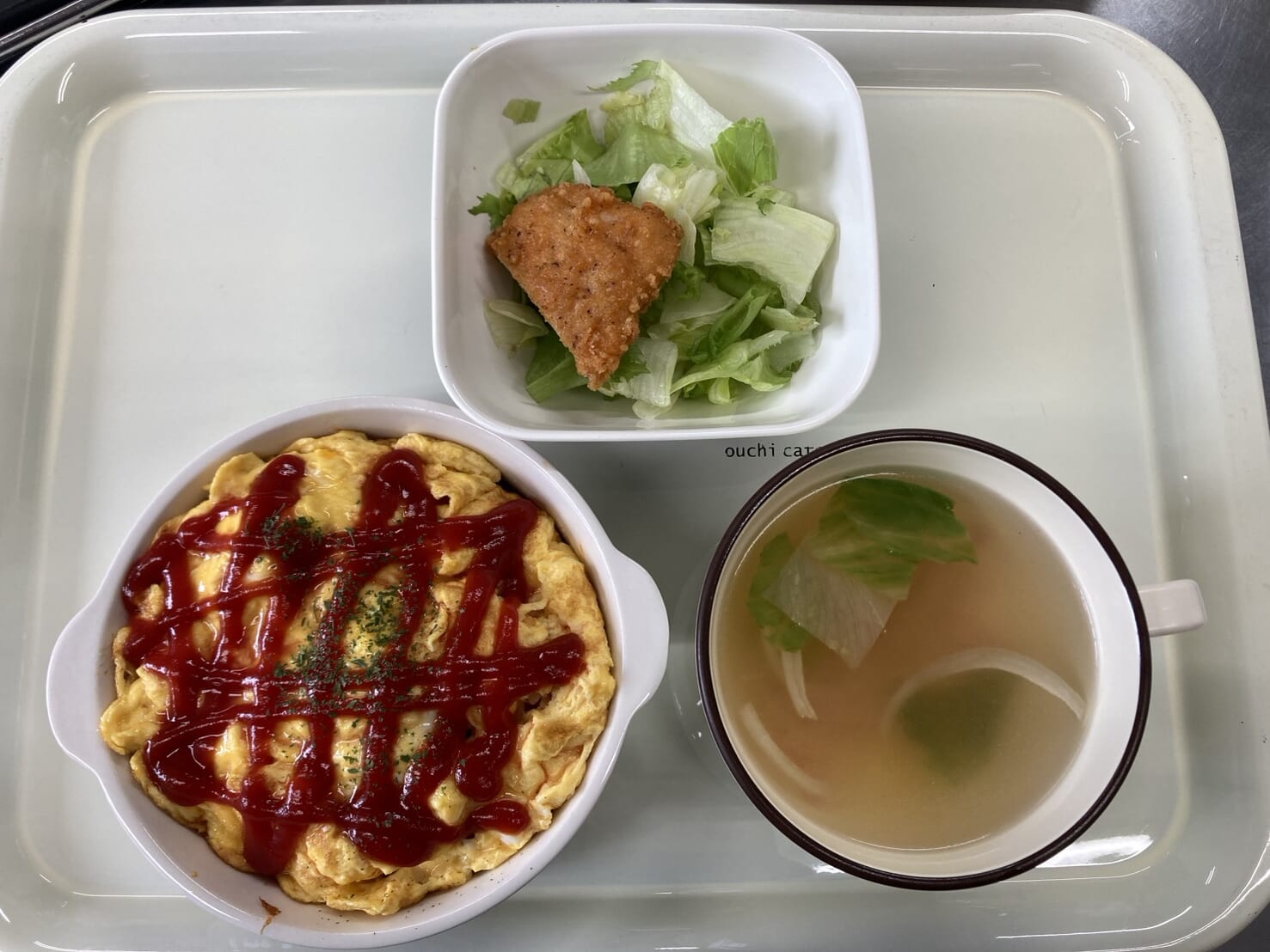 【親和の学生寮】今日の晩ごはん☆オムライス