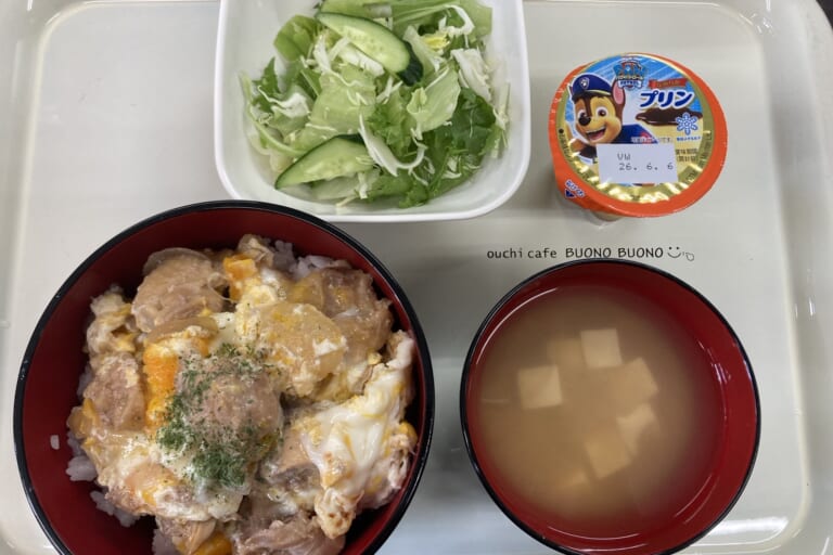 【親和の学生寮】今日の晩ごはん☆親子丼