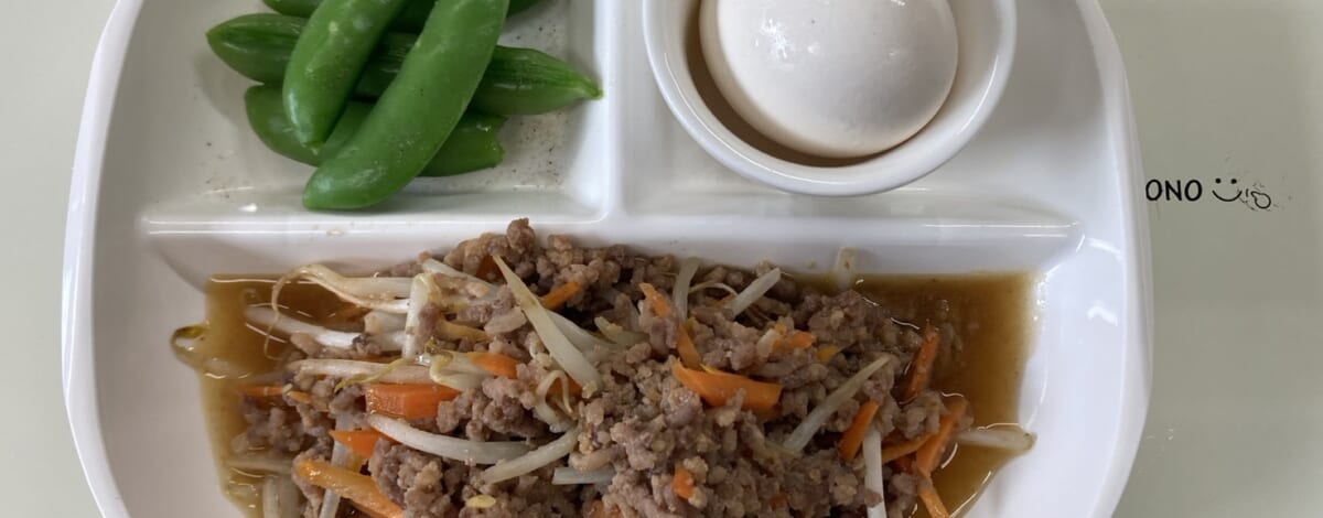 【親和の学生寮】今日の朝ごはん☆豚もやし炒め