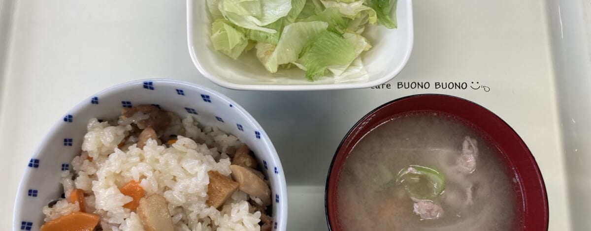 【親和の学生寮】今日の朝ごはん☆まぜごはん