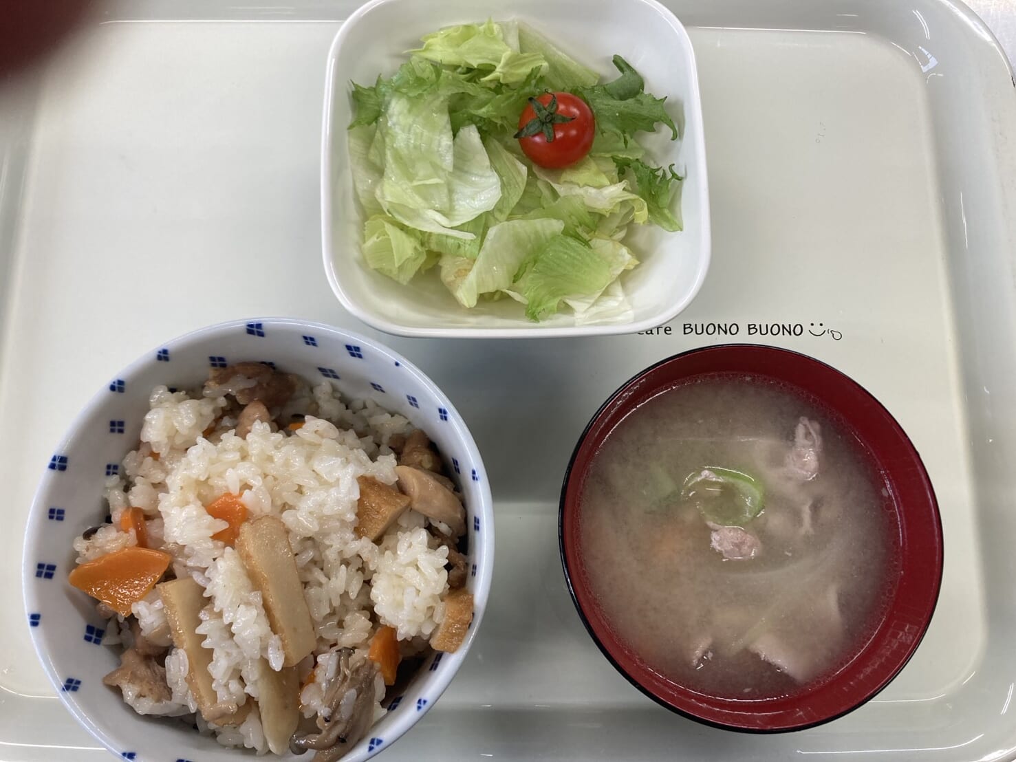 【親和の学生寮】今日の朝ごはん☆まぜごはん