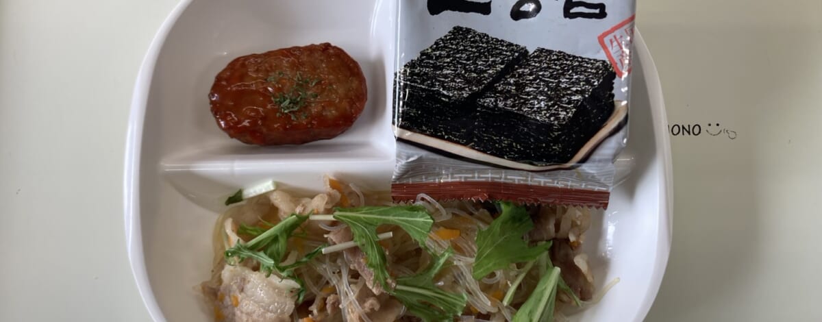 【親和の学生寮】今日の朝ごはん☆春雨炒め