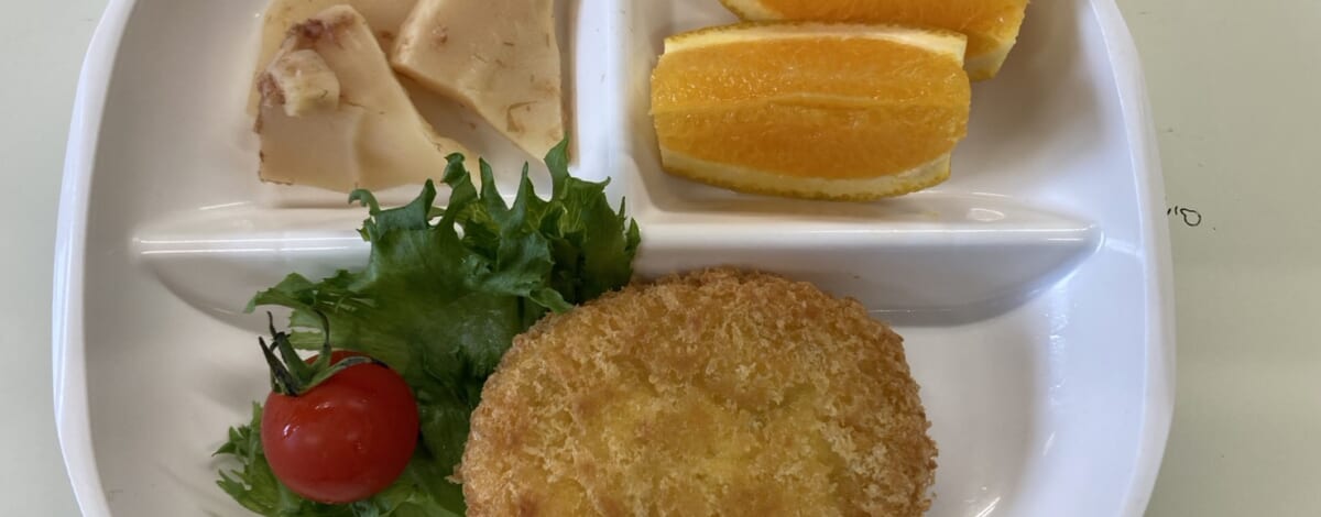【親和の学生寮】今日の朝ごはん☆コロッケ