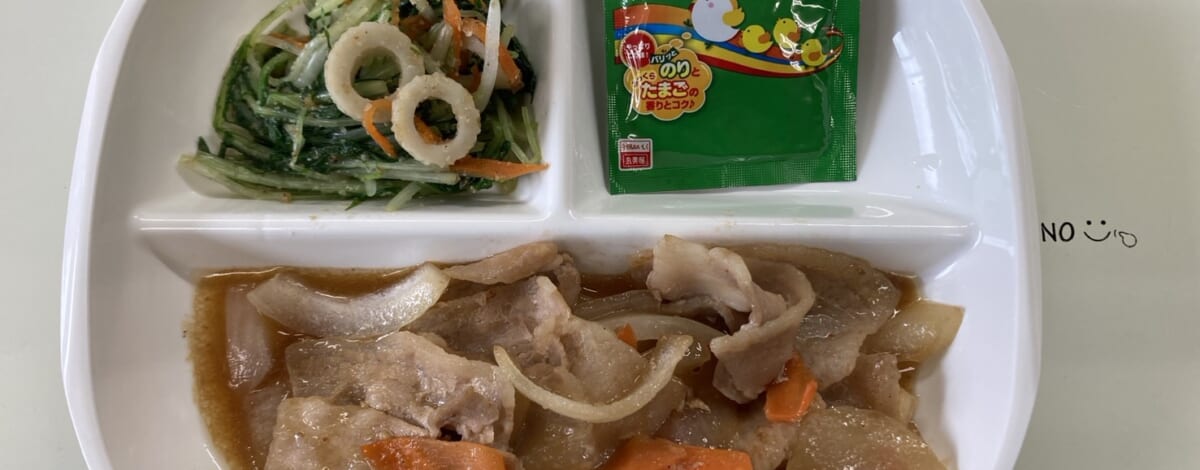 【親和の学生寮】今日の朝ごはん☆焼肉