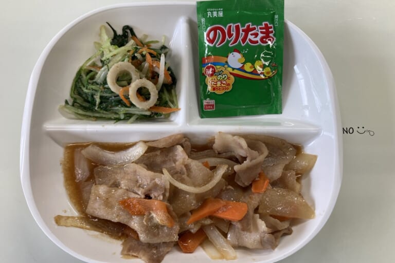 【親和の学生寮】今日の朝ごはん☆焼肉