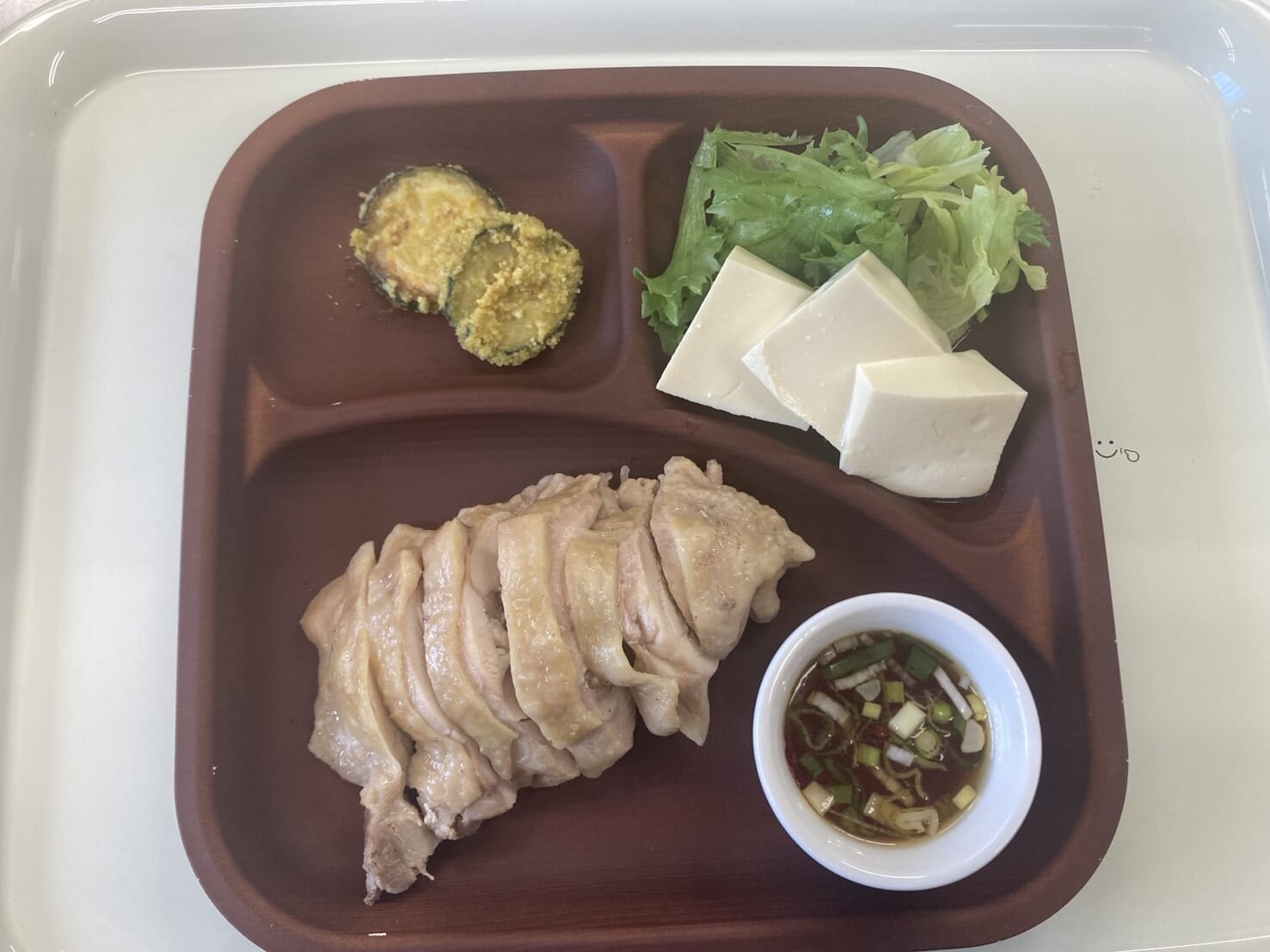 【親和の学生寮】今日の晩ごはん☆よだれ鶏