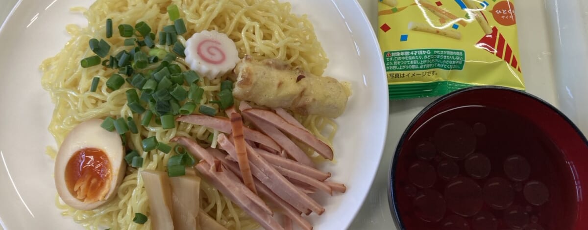 【親和の学生寮】今日の晩ごはん☆ざる中華