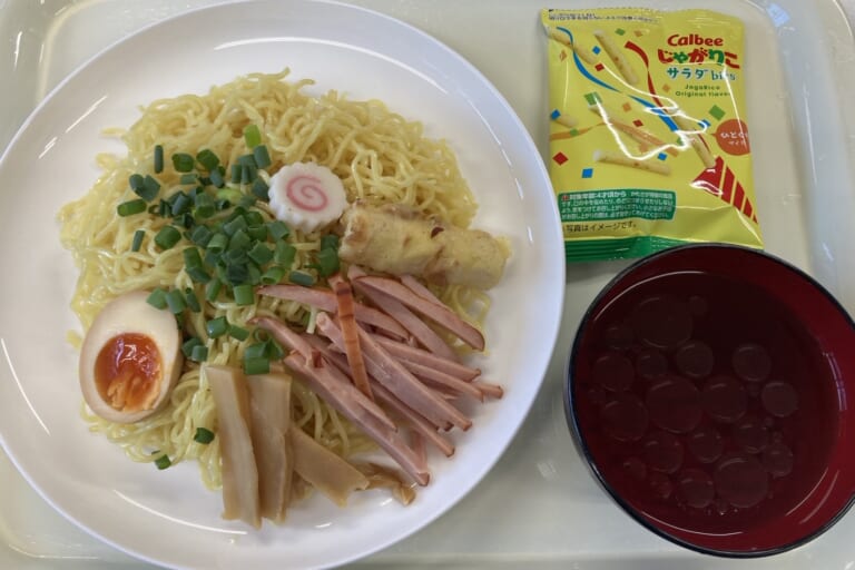 【親和の学生寮】今日の晩ごはん☆ざる中華