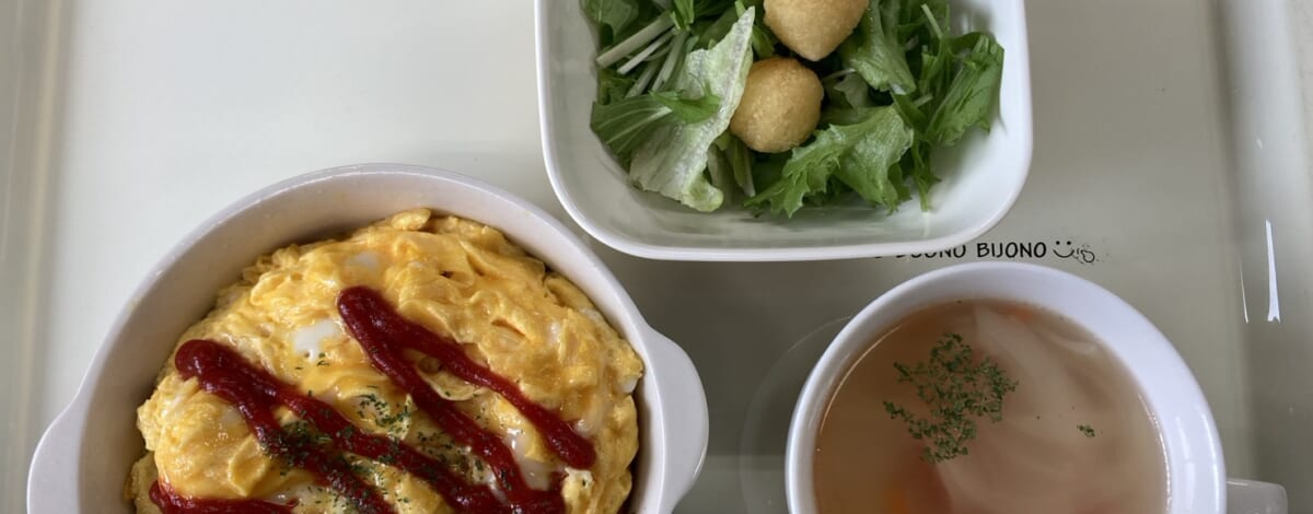【親和の学生寮】今日の晩ごはん☆オムライス