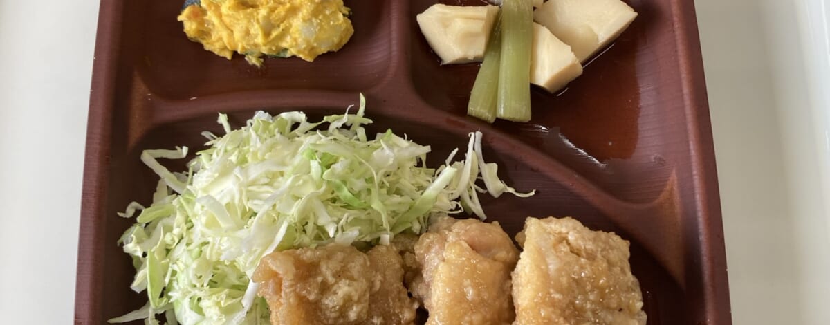 【親和の学生寮】今日の晩ごはん☆ガリバタチキン