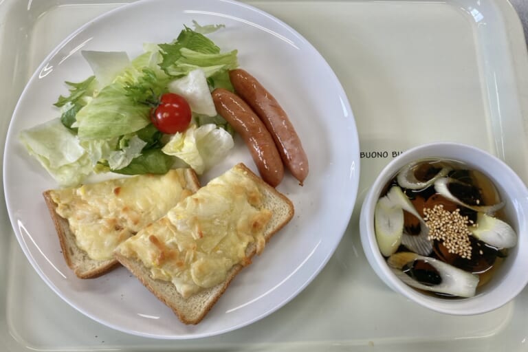 【親和の学生寮】今日の朝ごはん☆ツナマヨトースト