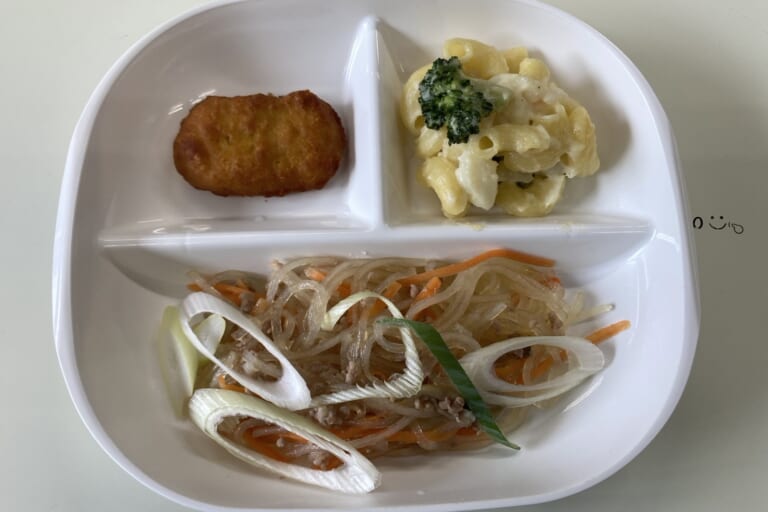 【親和の学生寮】今日の朝ごはん☆春雨サラダ