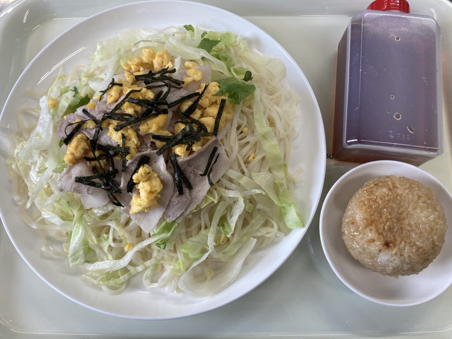 【親和の学生寮】今日の晩ごはん☆冷しゃぶうどん
