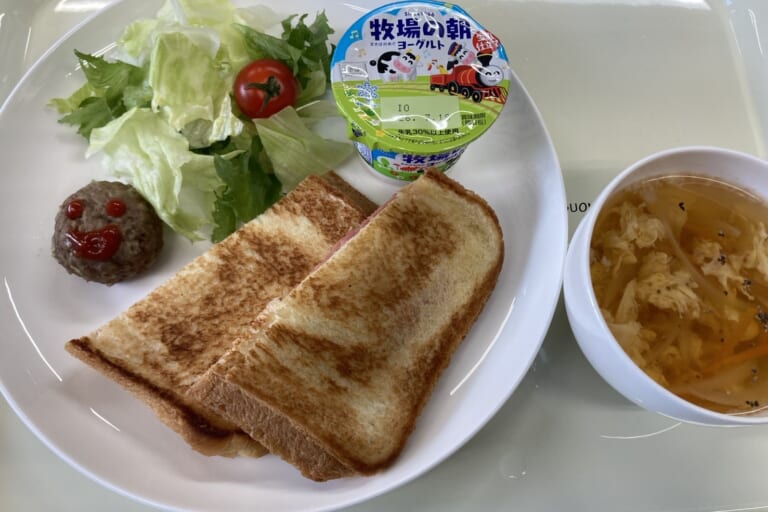 【親和の学生寮】今日の朝ごはん☆ホットサンド