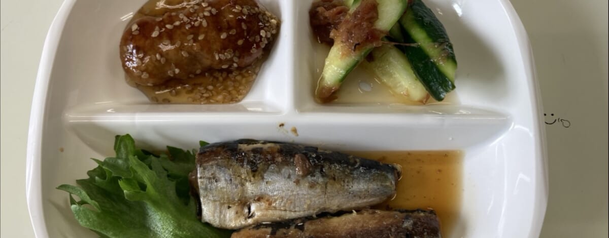 【親和の学生寮】今日の晩ごはん☆いわし生姜煮