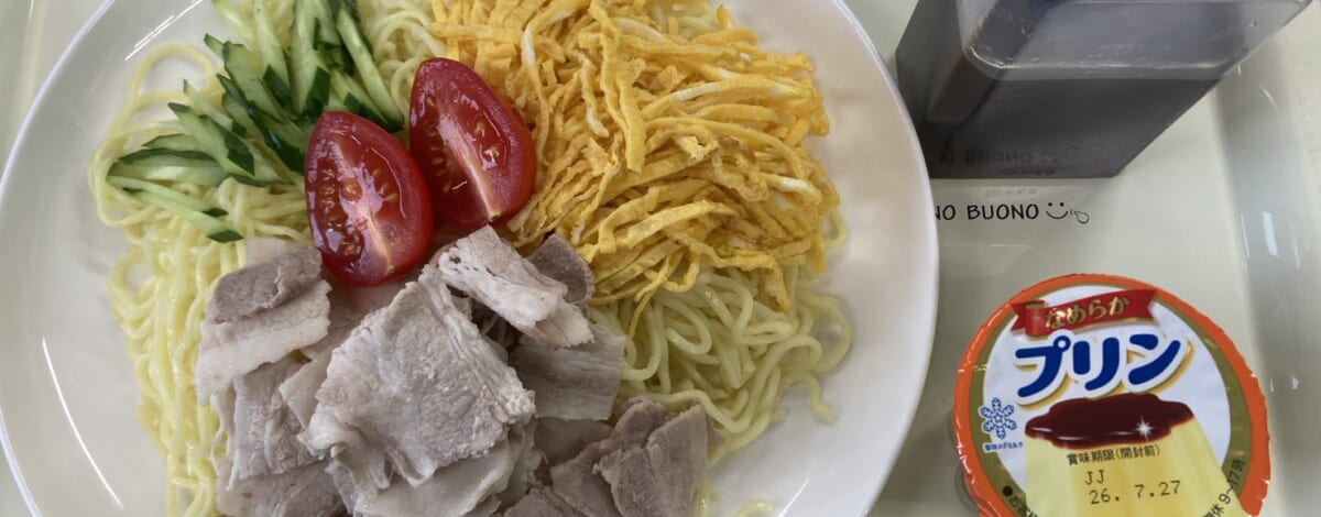 【親和の学生寮】今日の晩ごはん☆冷やし中華