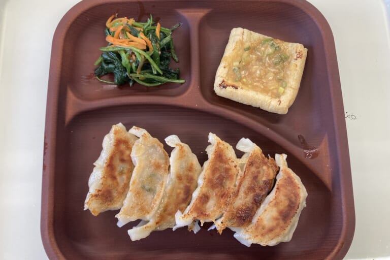 【親和の学生寮】今日の晩ごはん☆餃子