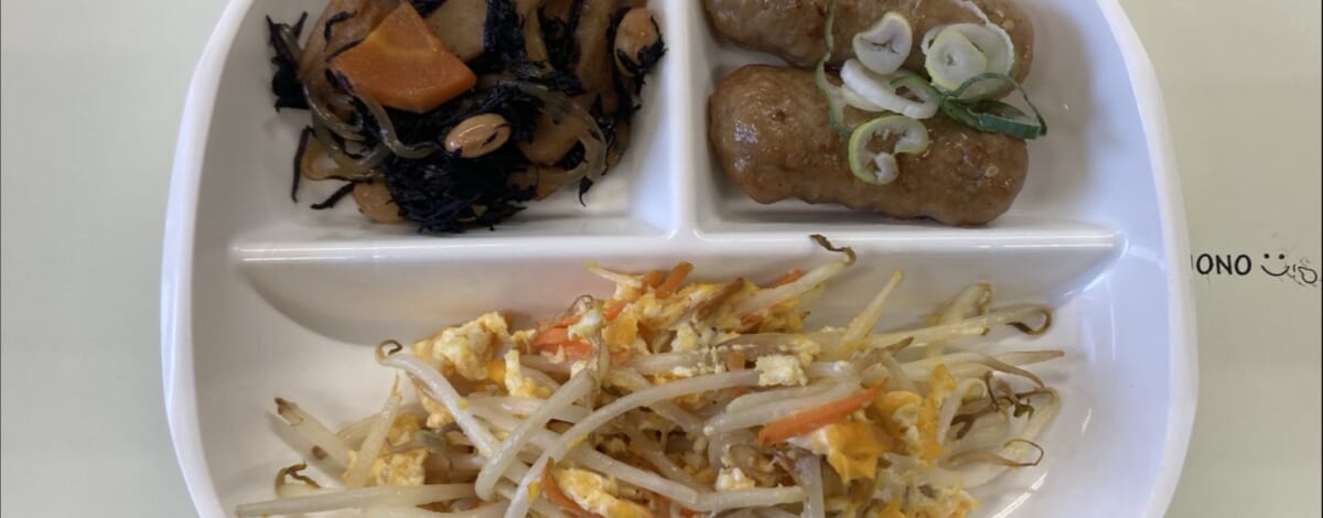 【親和の学生寮】今日の朝ごはん☆もやし卵炒め