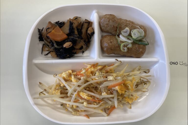 【親和の学生寮】今日の朝ごはん☆もやし卵炒め