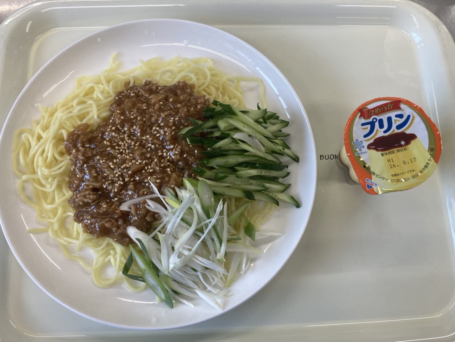 【親和の学生寮】今日の晩ごはん☆ジャージャー麺