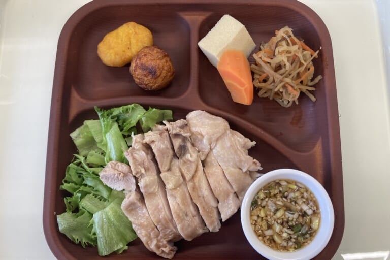 【親和の学生寮】今日の晩ごはん☆よだれ鶏