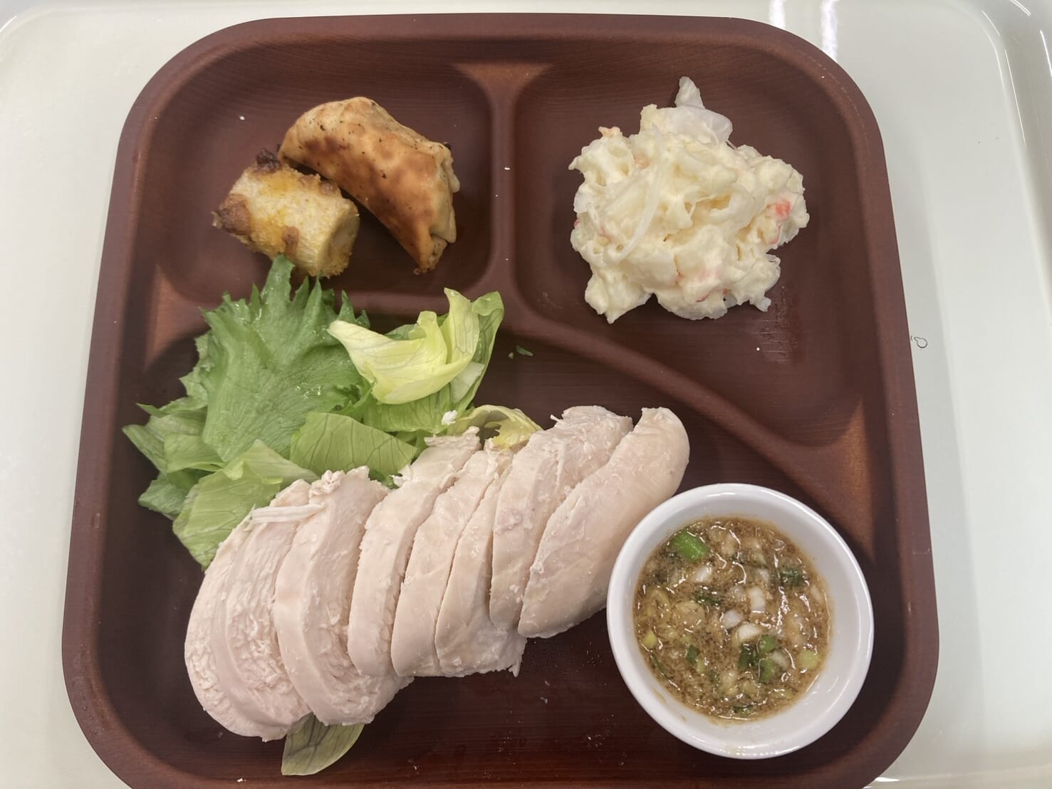【親和の学生寮】今日の晩ごはん☆よだれ鶏