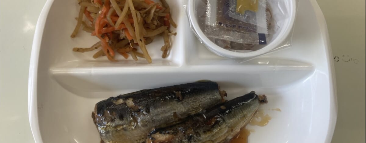 【親和の学生寮】今日の朝ごはん☆いわし生姜煮