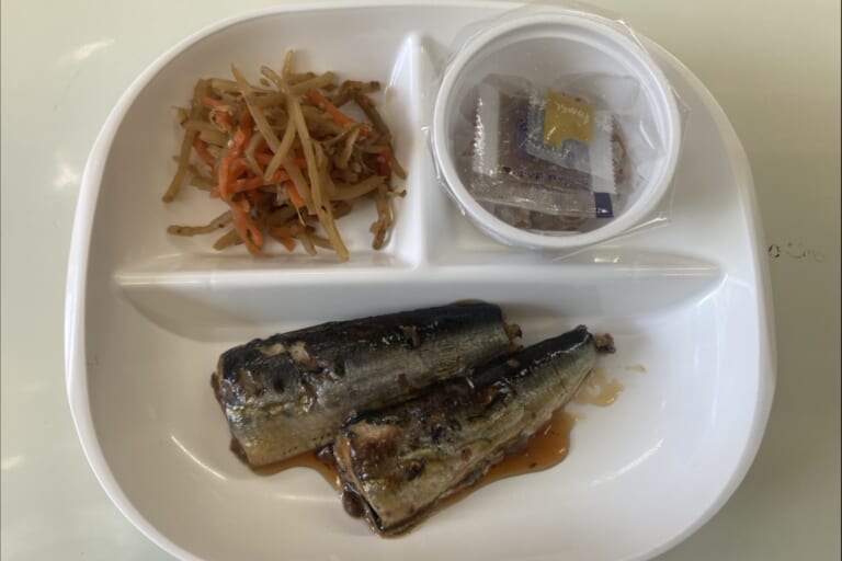 【親和の学生寮】今日の朝ごはん☆いわし生姜煮