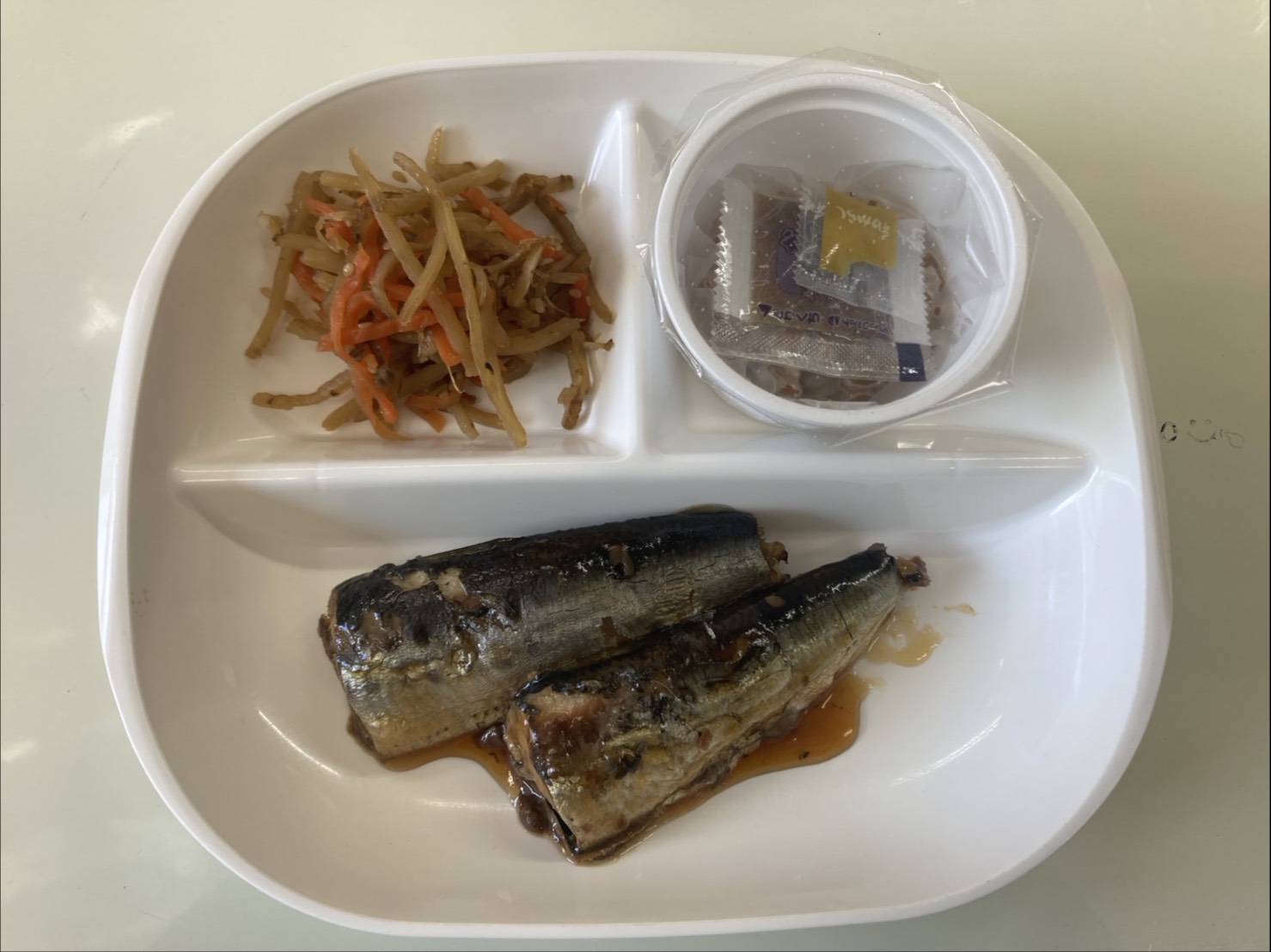 【親和の学生寮】今日の朝ごはん☆いわし生姜煮